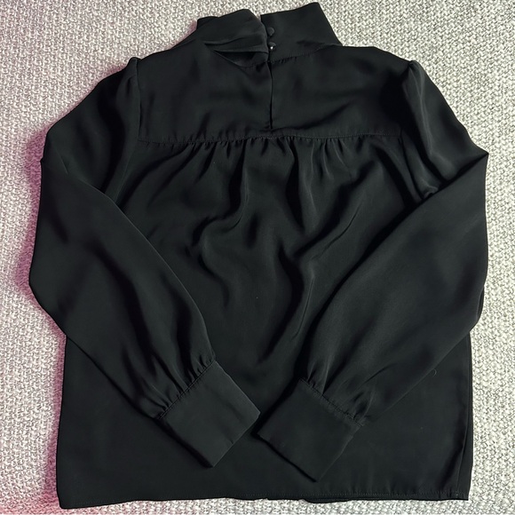 Two for one black and beige long sleeve blouses Size S - Picture 7 of 16